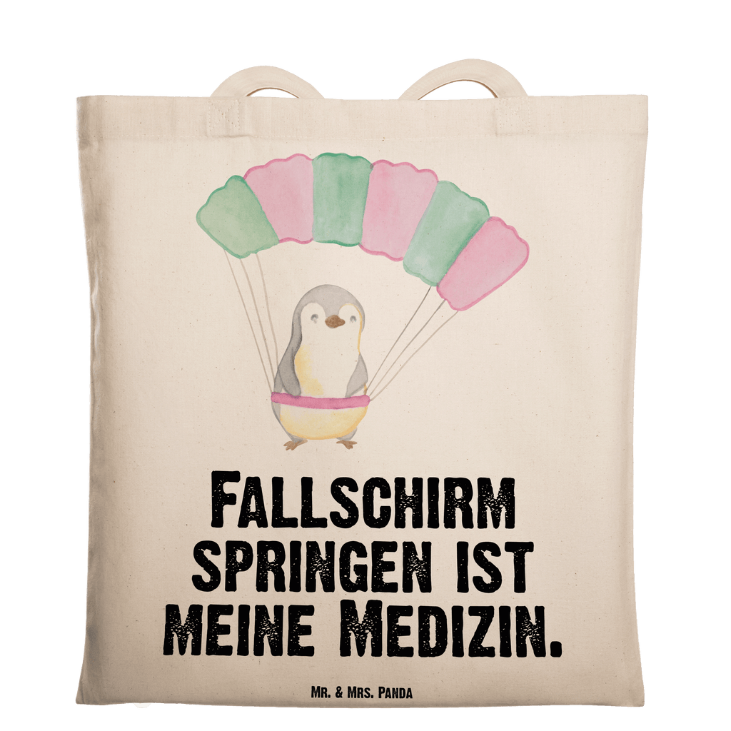 Tragetasche Pinguin Fallschirm springen Medizin Beuteltasche, Beutel, Einkaufstasche, Jutebeutel, Stoffbeutel, Tasche, Shopper, Umhängetasche, Strandtasche, Schultertasche, Stofftasche, Tragetasche, Badetasche, Jutetasche, Einkaufstüte, Laptoptasche, Geschenk, Sport, Sportart, Hobby, Schenken, Danke, Dankeschön, Auszeichnung, Gewinn, Sportler, Fallschirmspringen, Skydive, Fallschirmsprung, Tandemsprung, Fallschirmflug, Freifall, Erlebnisgeschenk, Adrenalinkick, Extreme Sport, Luftakrobatik, Adrenalinrausch, Parachute Jumping