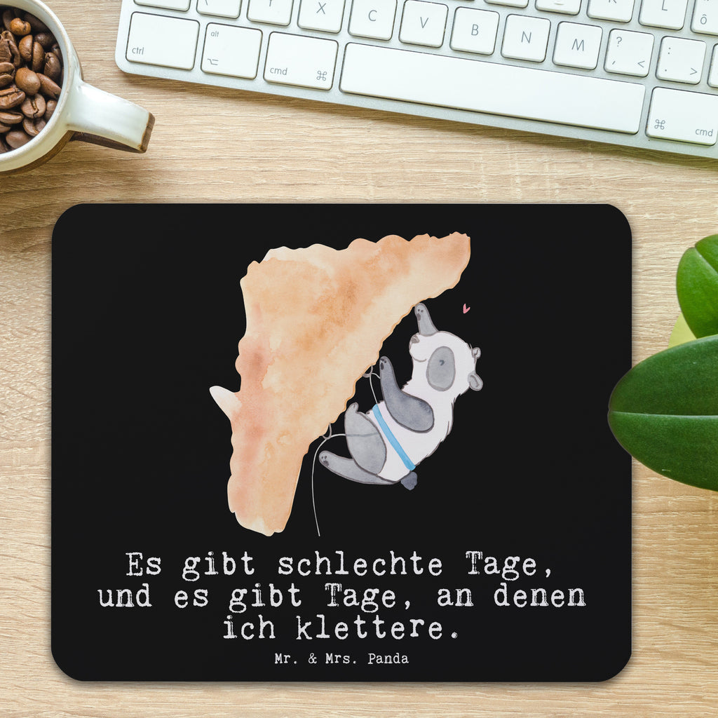 Mauspad Panda Klettern Tage Mousepad, Computer zubehör, Büroausstattung, PC Zubehör, Arbeitszimmer, Mauspad, Einzigartiges Mauspad, Designer Mauspad, Mausunterlage, Mauspad Büro, Geschenk, Sport, Sportart, Hobby, Schenken, Danke, Dankeschön, Auszeichnung, Gewinn, Sportler, Klettern, Bouldern, Kletterhalle, Klettersport