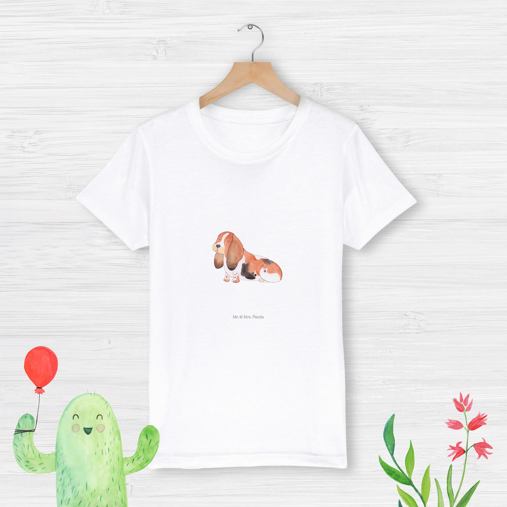 Organic Kinder T-Shirt Hund Basset Hound Kinder T-Shirt, Kinder T-Shirt Mädchen, Kinder T-Shirt Jungen, Hund, Hundemotiv, Haustier, Hunderasse, Tierliebhaber, Hundebesitzer, Sprüche, Basset Hound, Basset, Hundeliebe, kinderlos