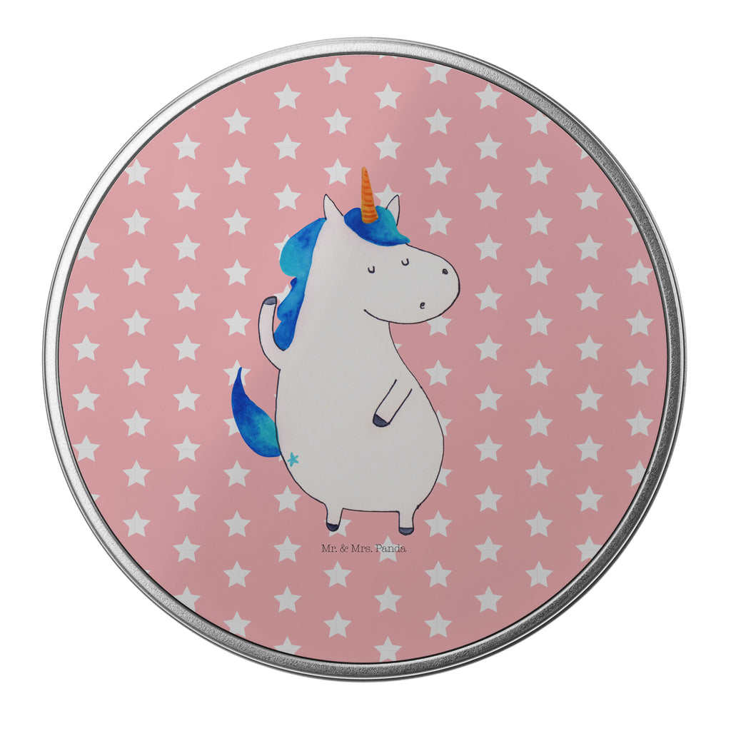 Blechdose rund Einhorn Mann Metalldose, Keksdose, Dose, Vorratsdose, Geschenkbox, Einhorn, Einhörner, Einhorn Deko, Pegasus, Unicorn, cool, Mann, Freundin, Familie, bester Freund, BFF, Party, hübsch, beste