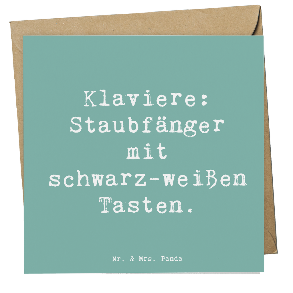 Deluxe Karte Klavier Staubfänger