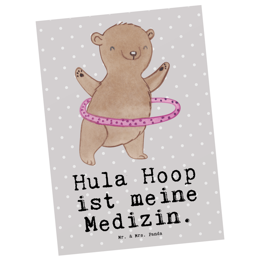 Postkarte Bär Hula Hoop Medizin Postkarte, Karte, Geschenkkarte, Grußkarte, Einladung, Ansichtskarte, Geburtstagskarte, Einladungskarte, Dankeskarte, Ansichtskarten, Einladung Geburtstag, Einladungskarten Geburtstag, Geschenk, Sport, Sportart, Hobby, Schenken, Danke, Dankeschön, Auszeichnung, Gewinn, Sportler, Hula Hoop, Fitness, Training