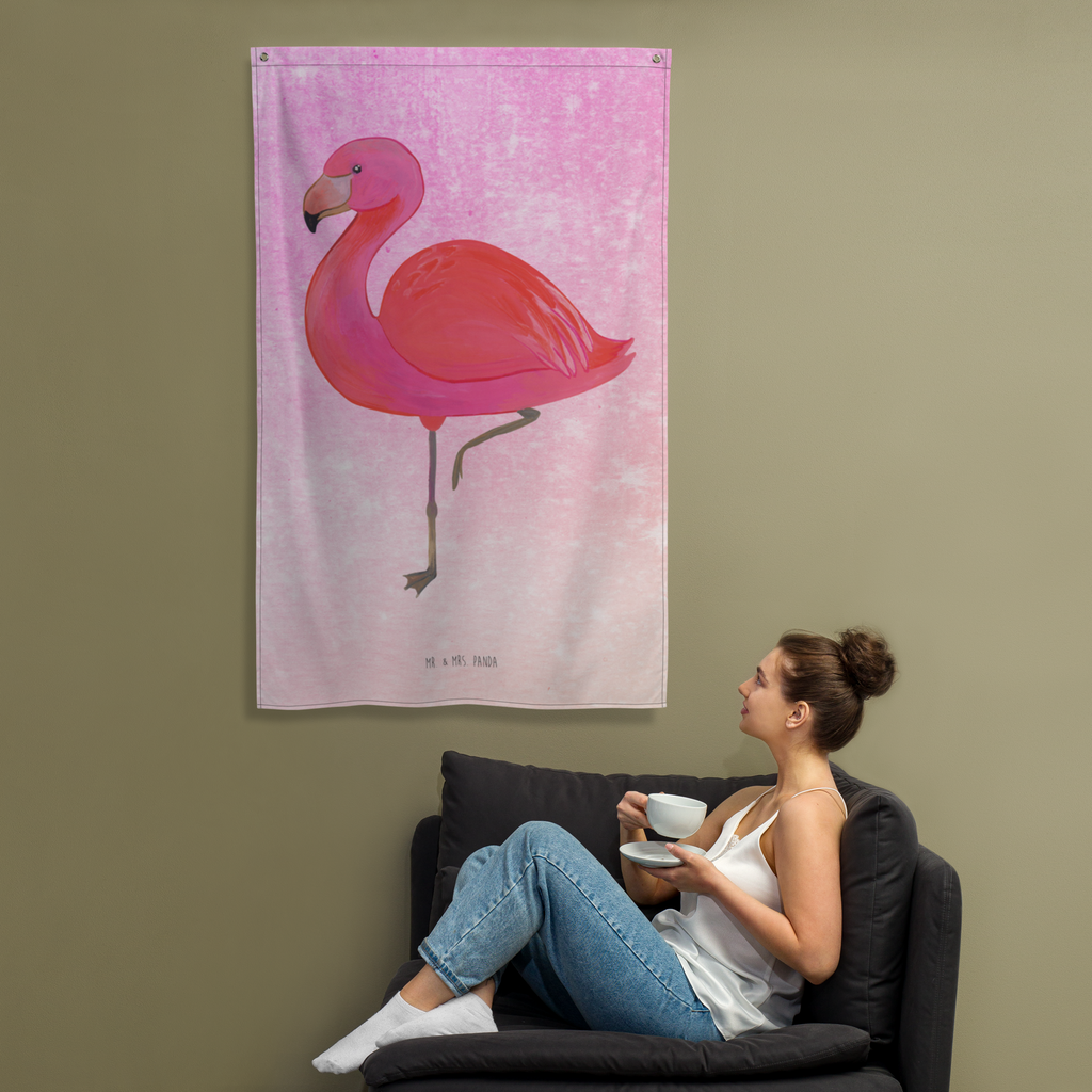 Wandteppich Flamingo classic Wandbehang, Dekoration, Boho, Wandteppich, Wandtuch, Wanddeko, Tapisserie, Tapestry, Wandbild, Textil-Kunst, Schmuck-Wandbehang, Wand Deko, Kinderzimmer, Kinderzimmer Wand, Kinderzimmer Deko, Kinderzimmer Wanddeko, Flamingo, Einzigartig, Selbstliebe, Stolz, ich, für mich, Spruch, Freundin, Freundinnen, Außenseiter, Sohn, Tochter, Geschwister