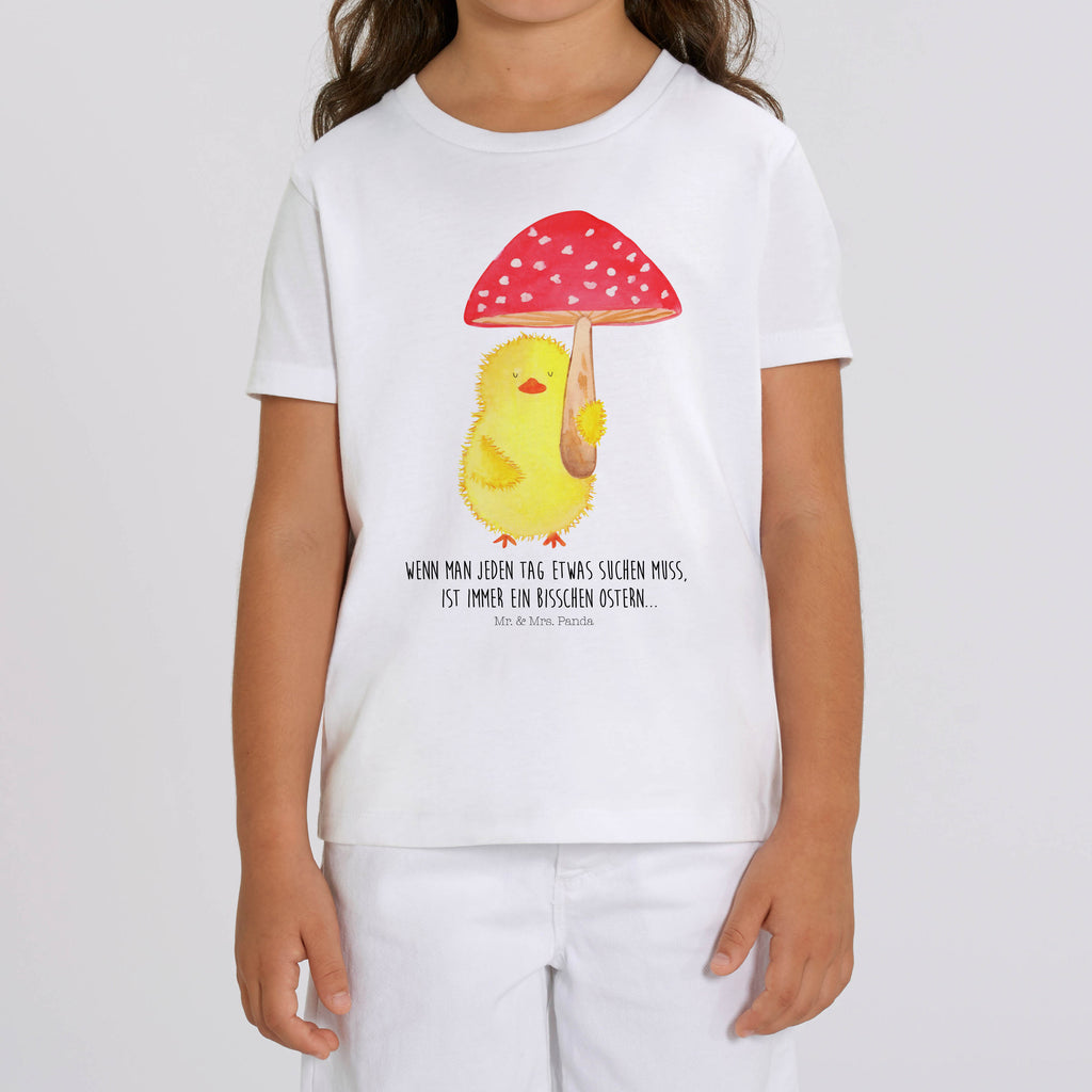 Organic Kinder T-Shirt Küken Fliegenpilz Kinder T-Shirt, Kinder T-Shirt Mädchen, Kinder T-Shirt Jungen, Ostern, Osterhase, Ostergeschenke, Osternest, Osterdeko, Geschenke zu Ostern, Ostern Geschenk, Ostergeschenke Kinder, Ostern Kinder, Küken, Fliegenpilz, Glückspilz, Frohe Ostern, Ostergrüße