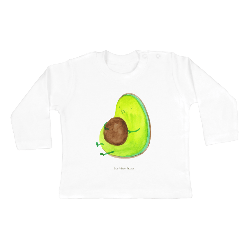 Baby Longsleeve Avocado pfeift Mädchen, Jungen, Baby, Langarm, Bio, Kleidung, Avocado, Veggie, Vegan, Gesund, Diät, Abnehmen, Ernährung, dick sein, Pummelfee