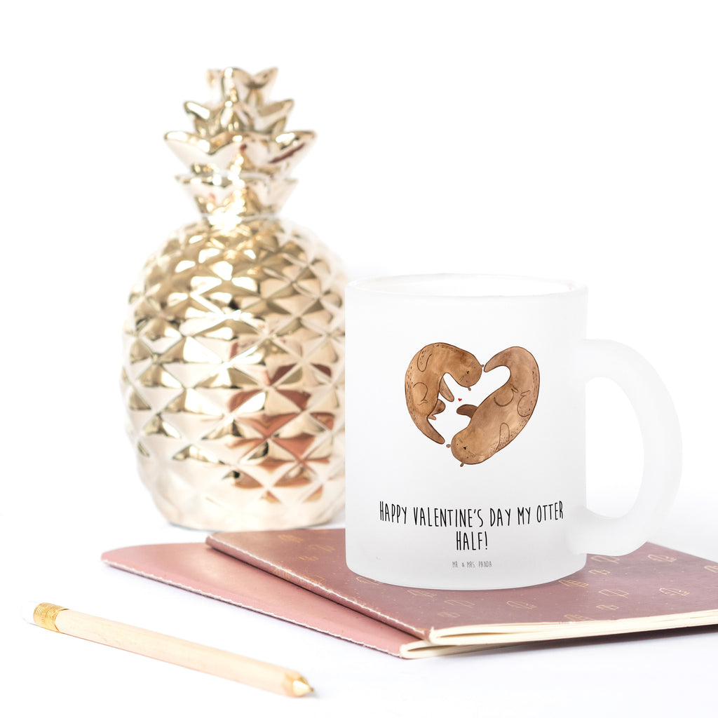 Teetasse Otter Valentine Teetasse, Teeglas, Teebecher, Tasse mit Henkel, Tasse, Glas Teetasse, Teetasse aus Glas, Liebe, Partner, Freund, Freundin, Ehemann, Ehefrau, Heiraten, Verlobung, Heiratsantrag, Liebesgeschenk, Jahrestag, Hocheitstag, Valentinstag, Geschenk für Frauen, Hochzeitstag, Mitbringsel, Geschenk für Freundin, Geschenk für Partner, Liebesbeweis, für Männer, für Ehemann