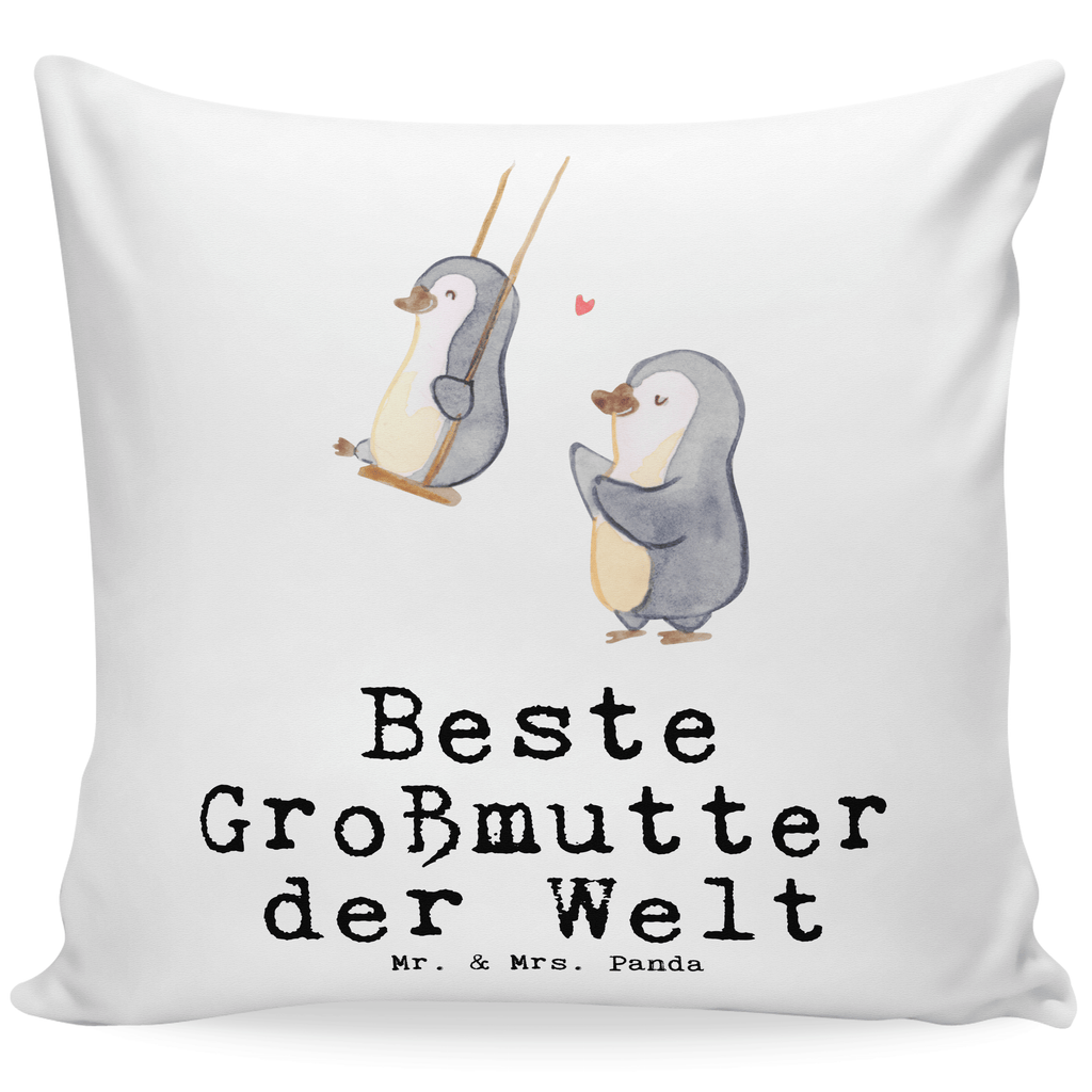 40x40 Kissen Pinguin Beste Großmutter der Welt Kissenhülle, Kopfkissen, Sofakissen, Dekokissen, Motivkissen, sofakissen, sitzkissen, Kissen, Kissenbezüge, Kissenbezug 40x40, Kissen 40x40, Kissenhülle 40x40, Zierkissen, Couchkissen, Dekokissen Sofa, Sofakissen 40x40, Dekokissen 40x40, Kopfkissen 40x40, Kissen 40x40 Waschbar, für, Dankeschön, Geschenk, Schenken, Geburtstag, Geburtstagsgeschenk, Geschenkidee, Danke, Bedanken, Mitbringsel, Freude machen, Geschenktipp, Großmutter, Omi, Oma, Oma geworden, Grosseltern