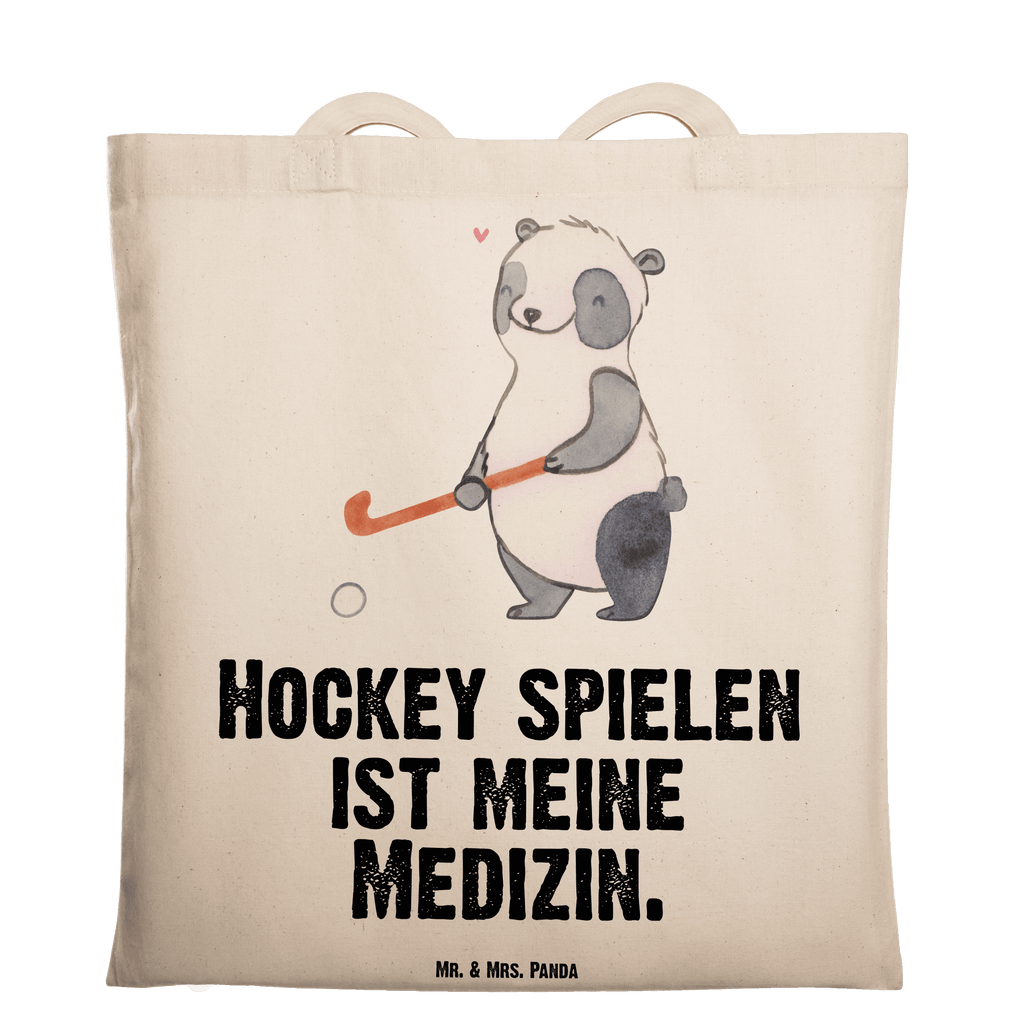 Tragetasche Panda Hockey spielen Medizin Beuteltasche, Beutel, Einkaufstasche, Jutebeutel, Stoffbeutel, Tasche, Shopper, Umhängetasche, Strandtasche, Schultertasche, Stofftasche, Tragetasche, Badetasche, Jutetasche, Einkaufstüte, Laptoptasche, Geschenk, Sport, Sportart, Hobby, Schenken, Danke, Dankeschön, Auszeichnung, Gewinn, Sportler, Hockey spielen, Feldhockey, Hockeyschläger, Hockey Verein