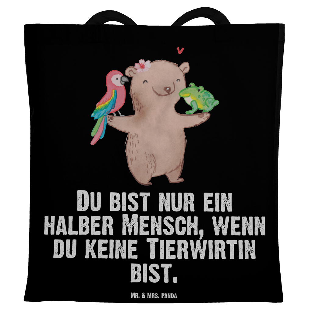 Tragetasche Tierwirtin mit Herz Beuteltasche, Beutel, Einkaufstasche, Jutebeutel, Stoffbeutel, Tasche, Shopper, Umhängetasche, Strandtasche, Schultertasche, Stofftasche, Tragetasche, Badetasche, Jutetasche, Einkaufstüte, Laptoptasche, Beruf, Ausbildung, Jubiläum, Abschied, Rente, Kollege, Kollegin, Geschenk, Schenken, Arbeitskollege, Mitarbeiter, Firma, Danke, Dankeschön, Landwirtin, Bäuerin, Tierwirtin, Agronomin, Farmerin, Bauernhof