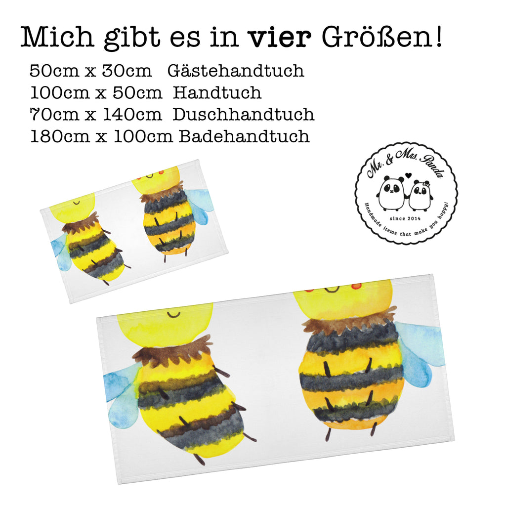 Handtuch Biene Verliebt Handtuch, Badehandtuch, Badezimmer, Handtücher, groß, Kinder, Baby, Biene, Wespe, Hummel