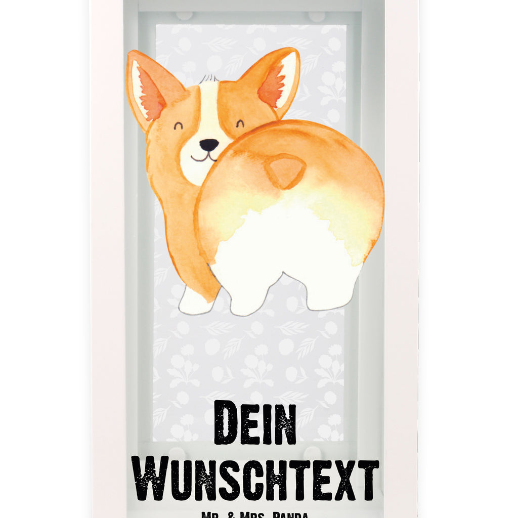 Personalisierte Deko Laterne Corgie Po Gartenlampe, Gartenleuchte, Gartendekoration, Gartenlicht, Laterne kleine Laternen, XXL Laternen, Laterne groß, Hund, Hundemotiv, Haustier, Hunderasse, Tierliebhaber, Hundebesitzer, Sprüche, Corgie, Hundeliebe, Motivation, Selbstliebe, Spruch