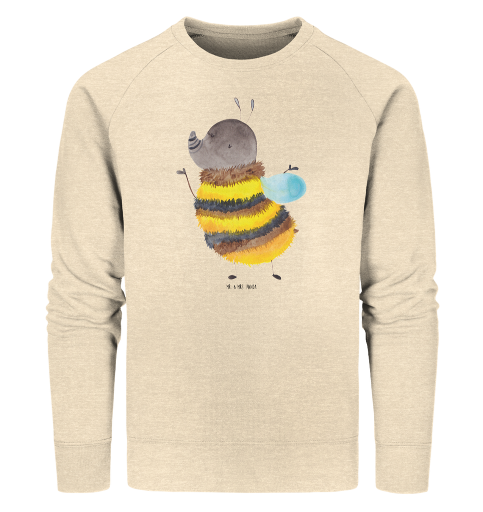 Organic Pullover Hummel flauschig Pullover, Pullover Männer, Pullover Frauen, Sweatshirt, Sweatshirt Männer, Sweatshirt Frauen, Unisex, Tiermotive, Gute Laune, lustige Sprüche, Tiere, Hummel, Flauschig, Biene, Blume, Natur