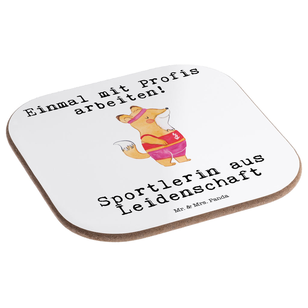 Quadratische Untersetzer Sportlerin aus Leidenschaft Untersetzer, Bierdeckel, Glasuntersetzer, Untersetzer Gläser, Getränkeuntersetzer, Untersetzer aus Holz, Untersetzer für Gläser, Korkuntersetzer, Untersetzer Holz, Holzuntersetzer, Tassen Untersetzer, Untersetzer Design, Beruf, Ausbildung, Jubiläum, Abschied, Rente, Kollege, Kollegin, Geschenk, Schenken, Arbeitskollege, Mitarbeiter, Firma, Danke, Dankeschön