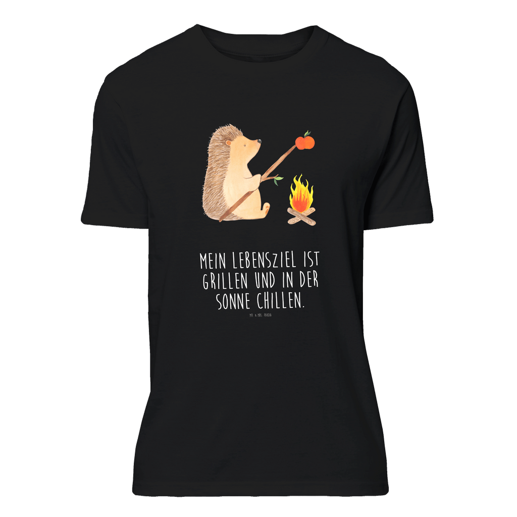 T-Shirt Standard Igel grillt T-Shirt, Shirt, Tshirt, Lustiges T-Shirt, T-Shirt mit Spruch, Party, Junggesellenabschied, Jubiläum, Geburstag, Herrn, Damen, Männer, Frauen, Schlafshirt, Nachthemd, Sprüche, Tiermotive, Gute Laune, lustige Sprüche, Tiere, Igel, Grillen, Ziele, Motivation, arbeitslos, Sinn des Lebens, Spruch