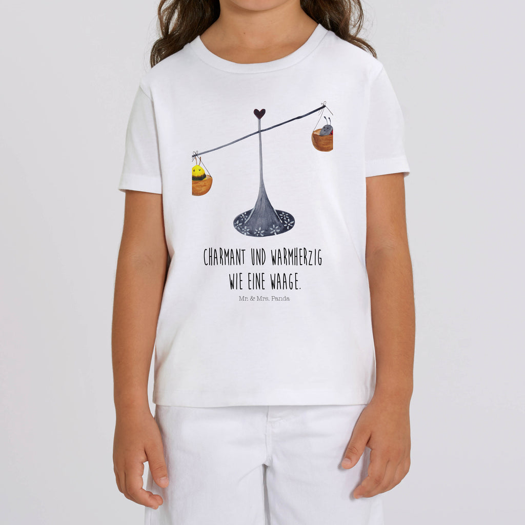 Organic Kinder T-Shirt Sternzeichen Waage Kinder T-Shirt, Kinder T-Shirt Mädchen, Kinder T-Shirt Jungen, Tierkreiszeichen, Sternzeichen, Horoskop, Astrologie, Aszendent, Waage, Waage Geschenk, Waage Sternzeichen, Geschenk Oktober, Geschenk September, Geburtstag Oktober, Geburtstag September, Gleichgewicht, Marienkäfer, Hummel, Biene