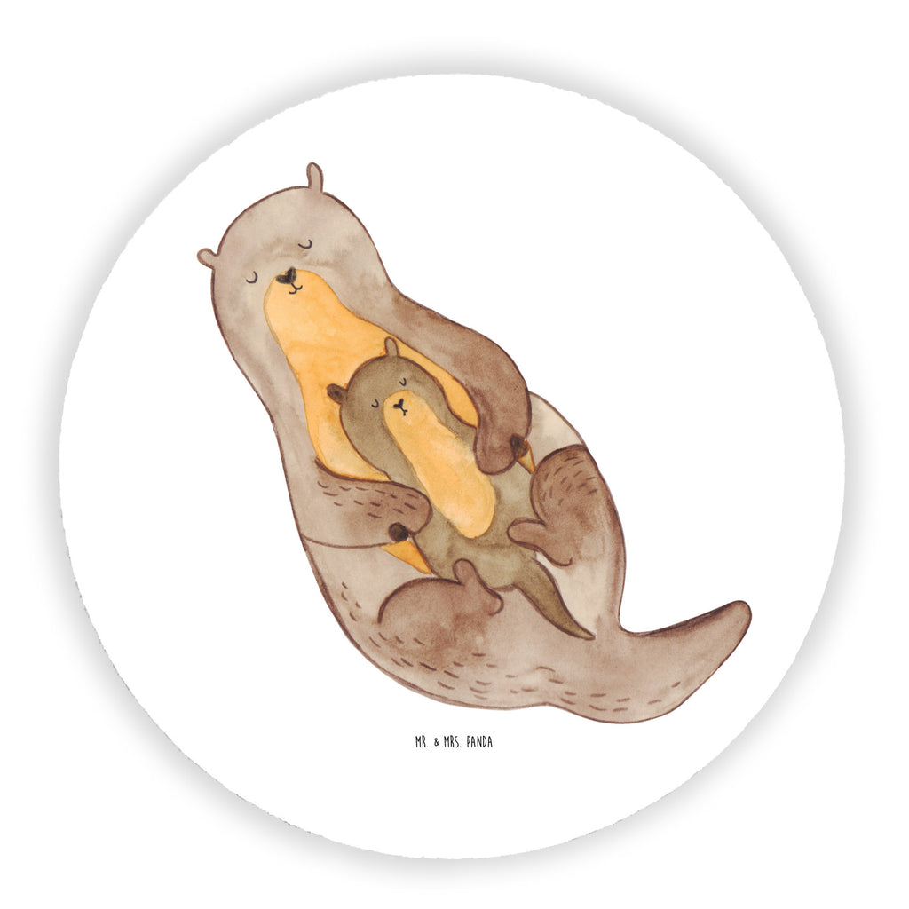 Rund Magnet Otter mit Kind Kühlschrankmagnet, Pinnwandmagnet, Souvenir Magnet, Motivmagnete, Dekomagnet, Whiteboard Magnet, Notiz Magnet, Kühlschrank Dekoration, Otter, Fischotter, Seeotter, Otter Seeotter See Otter