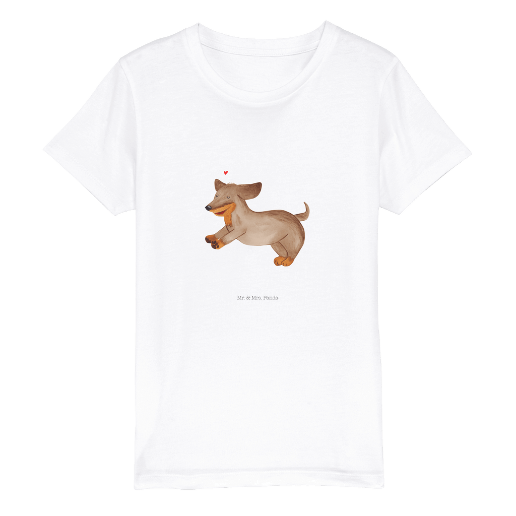 Organic Kinder T-Shirt Hund Dackel Kinder T-Shirt, Kinder T-Shirt Mädchen, Kinder T-Shirt Jungen, Hund, Hundemotiv, Haustier, Hunderasse, Tierliebhaber, Hundebesitzer, Sprüche, Hunde, Dackel, Dachshund, happy dog