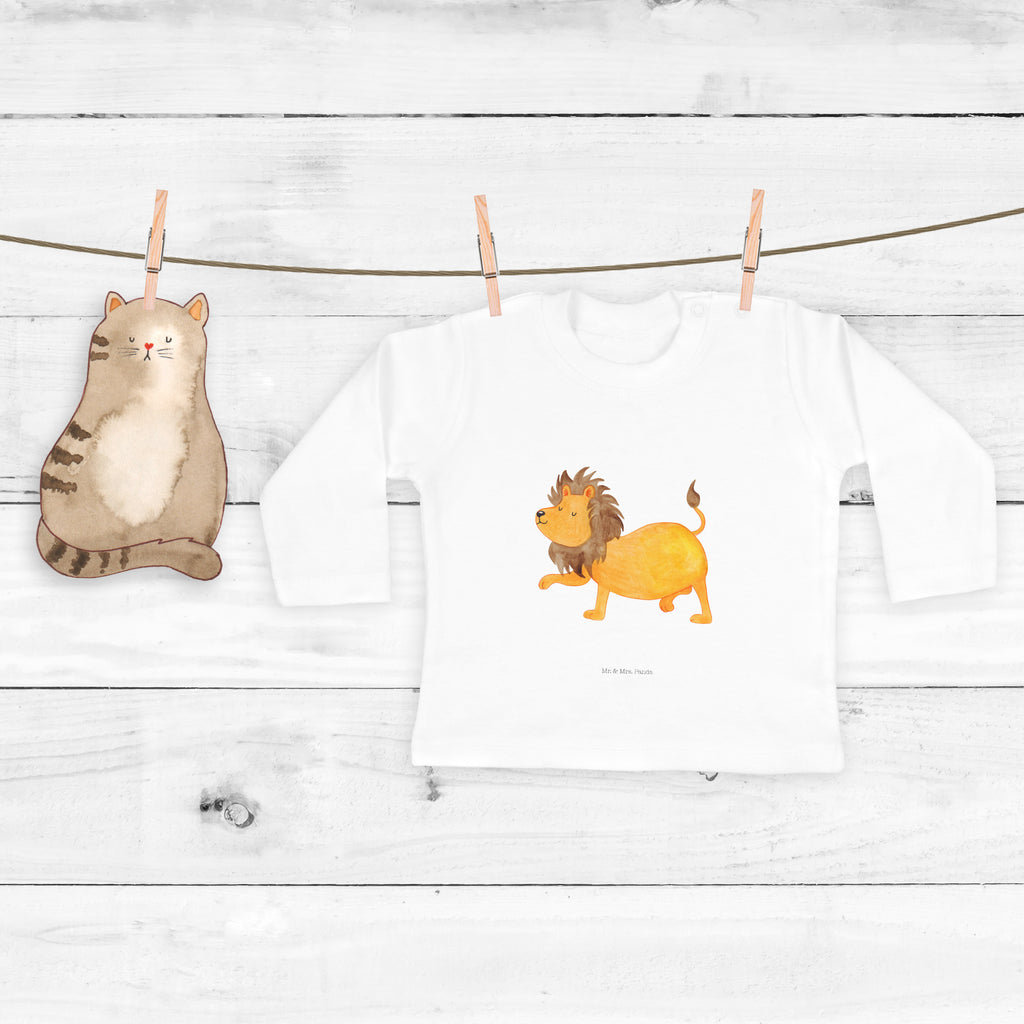 Baby Longsleeve Sternzeichen Löwe Mädchen, Jungen, Baby, Langarm, Bio, Kleidung, Tierkreiszeichen, Sternzeichen, Horoskop, Astrologie, Aszendent, Löwe Geschenk, Löwe Sternzeichen, Geschenk Juli, Geburtstag Juli, Geschenk August, Geburtstag August, König der Tiere