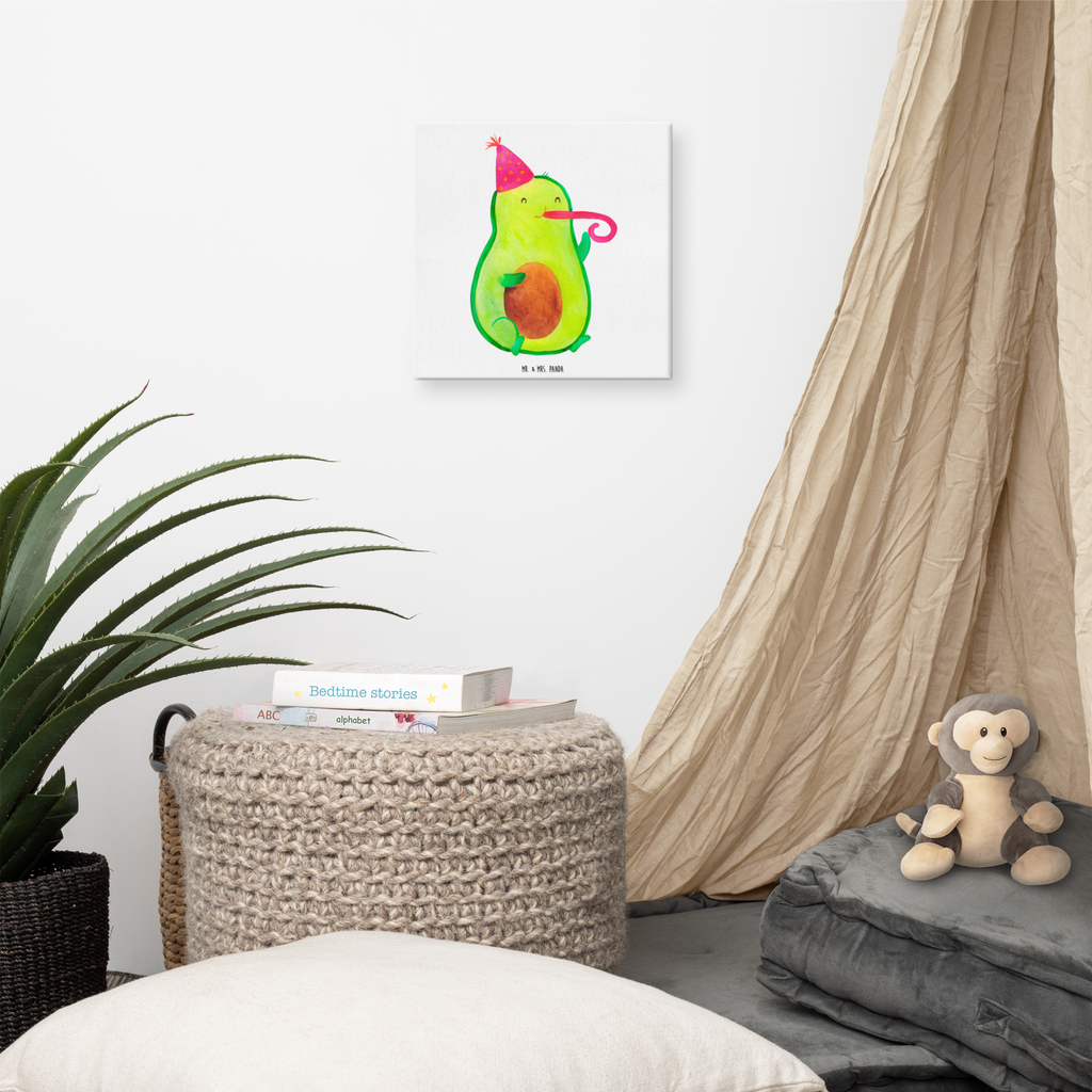 Leinwand Bild Avocado Party Time Leinwand, Bild, Kunstdruck, Wanddeko, Dekoration, Avocado, Veggie, Vegan, Gesund