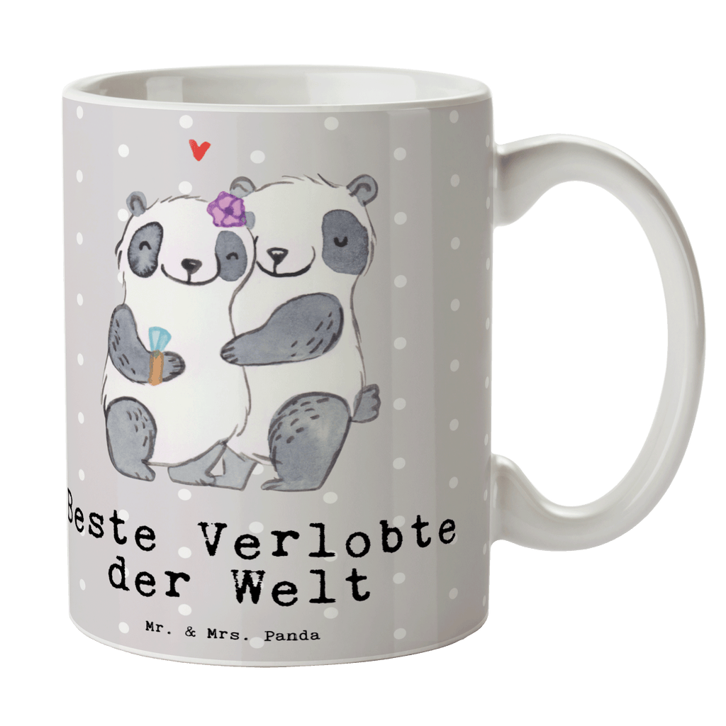 Tasse Panda Beste Verlobte der Welt Tasse, Kaffeetasse, Teetasse, Becher, Kaffeebecher, Teebecher, Keramiktasse, Porzellantasse, Büro Tasse, Geschenk Tasse, Tasse Sprüche, Tasse Motive, Kaffeetassen, Tasse bedrucken, Designer Tasse, Cappuccino Tassen, Schöne Teetassen, für, Dankeschön, Geschenk, Schenken, Geburtstag, Geburtstagsgeschenk, Geschenkidee, Danke, Bedanken, Mitbringsel, Freude machen, Geschenktipp, Verlobte, Verloben, Verlobung, Traumfrau, Frau, Freundin, Ehefrau, Zukünftige, Hochzeit, Ehe