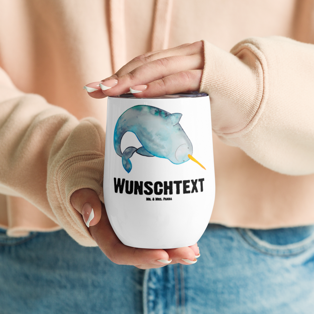 Personalisierter Weinbecher Narwal Personalisierter Weinbecher, Personalisierter Glühwein Becher, Heißgetränke, Personalisierter Trinkbecher, Personalisierter Weinkelch, Personalisiertes Weingläser, hochwertiger Weinbecher, Weinbecher Reisen, Weinbecher unterwegs, Personalisertes Sommerglas, mit Namen, Wunschtext, Personalisierung, selbst bedrucken, Personalisiertes Weinglas, Meerestiere, Meer, Urlaub, Narwal, Wal, Putzen, Hausfrau, Junggesellin, aufräumen, Kinderzimmer