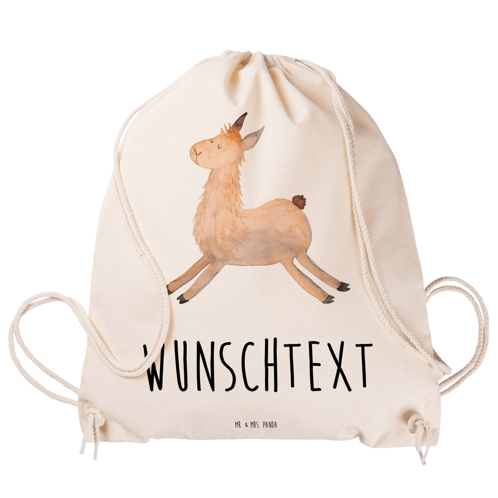 Personalisierter Sportbeutel Lama springend Personalisierter Sportbeutel, Personalisierter Beutel, Personalisierte Sporttasche, Personalisierter Tasche, Personalisierter Stoffbeutel, Personalisierter Sportbeutel Kinder, Sportbeutel mit Namen, Turnbeutel mit Namen, Beutel mit Namen, Sporttasche mit Namen, Tasche mit Namen, Stoffbeutel mit Namen, Sportbeutel Kinder mit Namen, Wunschtext, Wunschnamen, Personalisierbar, Personalisierung, Lama, Alpaka, Lamas, Lieblingstag, Happy day, fröhlich, Glück, Freundin, Liebeskummer, Neustart, guten Morgen, Start, Prüfung, Abitur