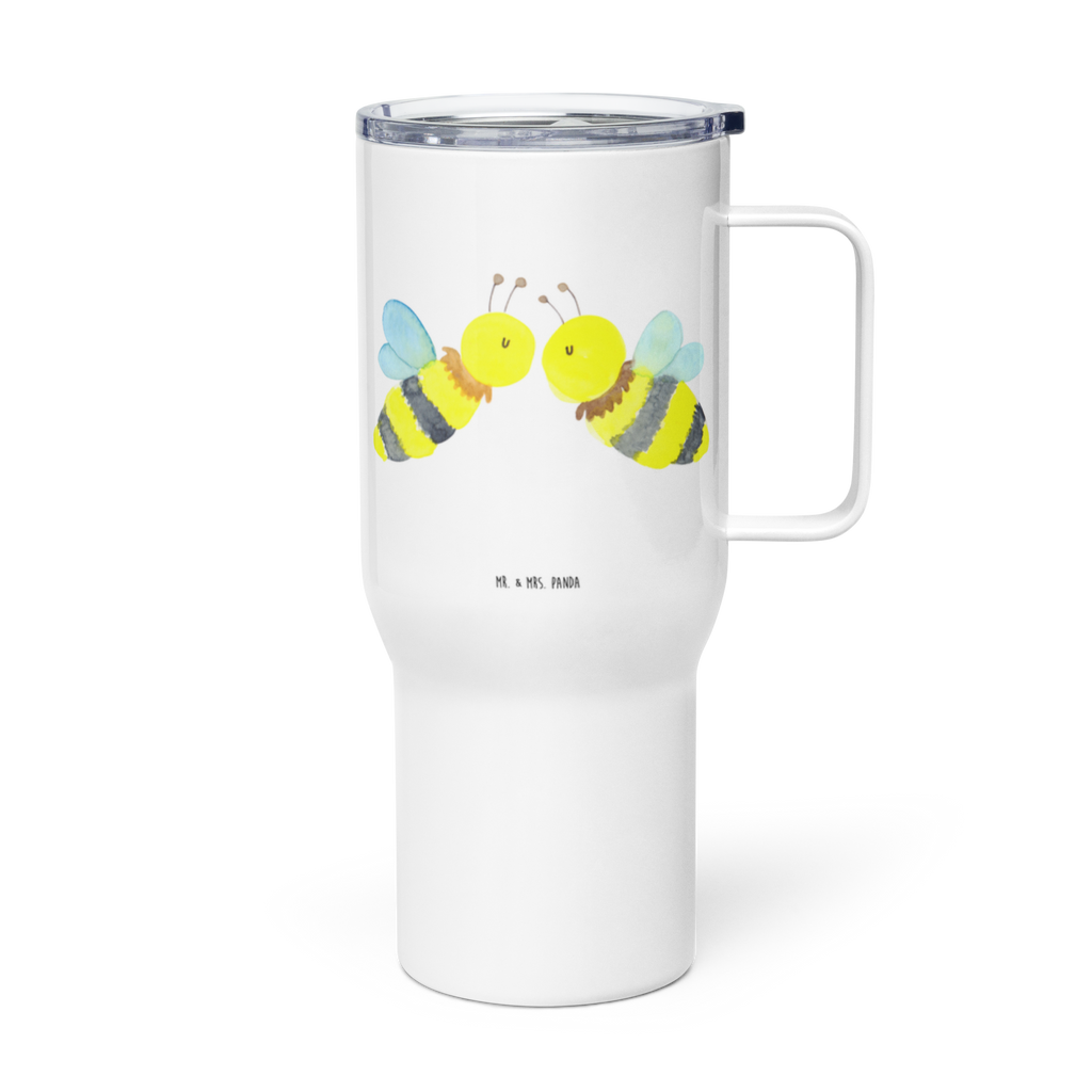 XXL Thermobecher Biene Liebe Thermobecher, XL Thermobecher, Reisebecher, XL Reisetasse, Großer Thermobecher, Autobecher, Jumbo Becher, Biene, Wespe, Hummel