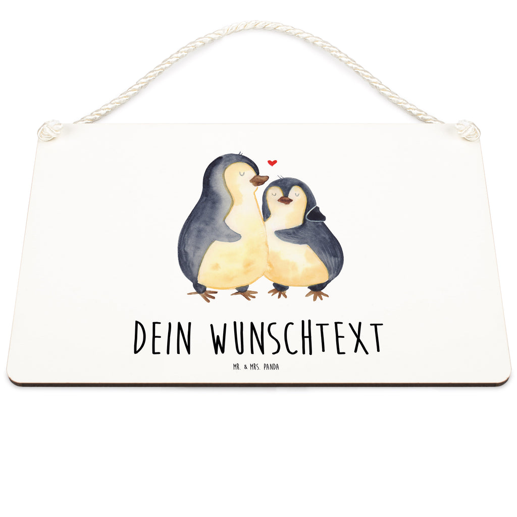 Personalisiertes Deko Schild Pinguin umarmend Dekoschild, Deko Schild, Schild, Tür Schild, Türschild, Holzschild, Wandschild, Wanddeko, Pinguin, Liebe, Liebespaar, Liebesbeweis, Liebesgeschenk, Verlobung, Jahrestag, Hochzeitstag, Hochzeit, Hochzeitsgeschenk