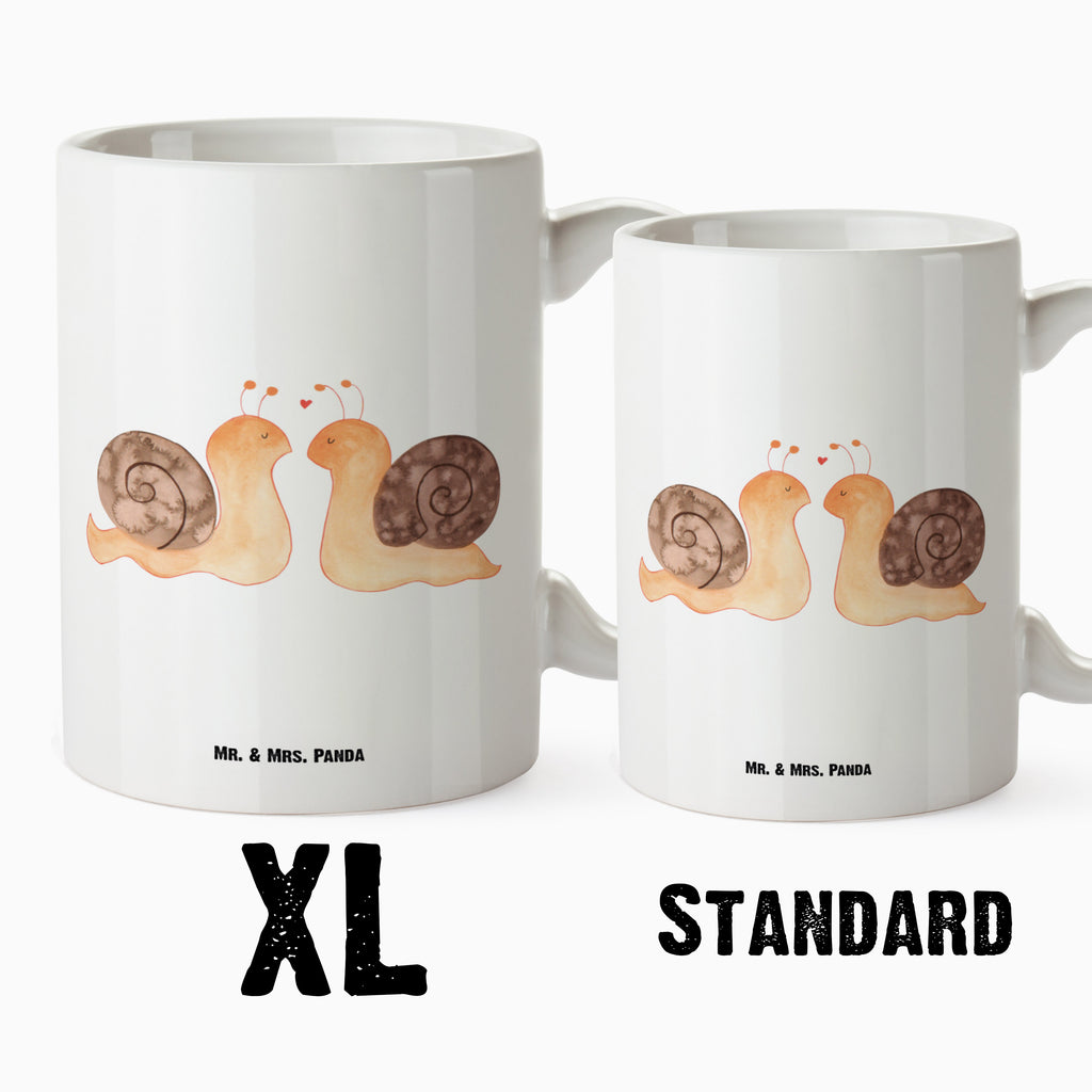 XL Tasse Schnecken Liebe XL Tasse, Große Tasse, Grosse Kaffeetasse, XL Becher, XL Teetasse, spülmaschinenfest, Jumbo Tasse, Groß, Liebe, Partner, Freund, Freundin, Ehemann, Ehefrau, Heiraten, Verlobung, Heiratsantrag, Liebesgeschenk, Jahrestag, Hocheitstag