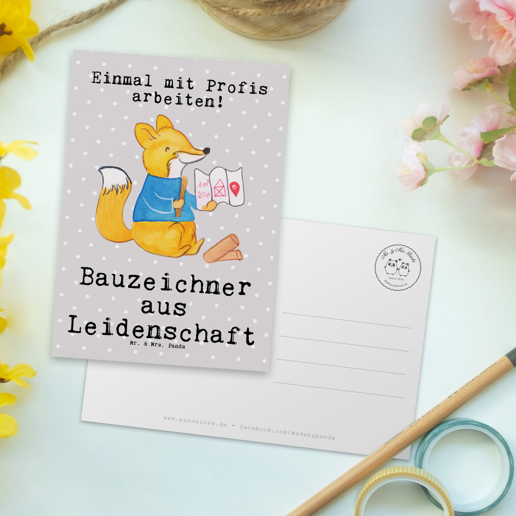 Postkarte Bauzeichner aus Leidenschaft Postkarte, Karte, Geschenkkarte, Grußkarte, Einladung, Ansichtskarte, Geburtstagskarte, Einladungskarte, Dankeskarte, Ansichtskarten, Einladung Geburtstag, Einladungskarten Geburtstag, Beruf, Ausbildung, Jubiläum, Abschied, Rente, Kollege, Kollegin, Geschenk, Schenken, Arbeitskollege, Mitarbeiter, Firma, Danke, Dankeschön