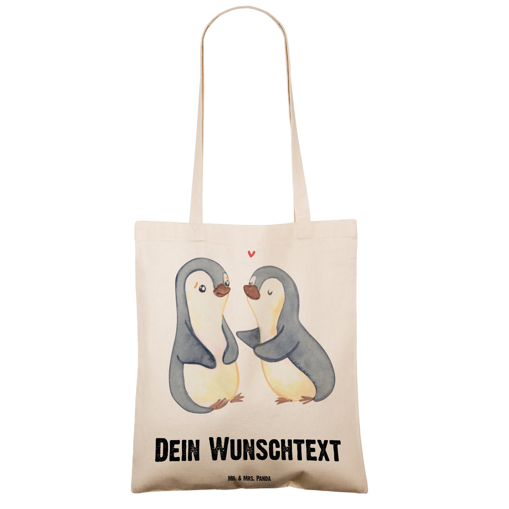 Personalisierte Tragetasche Pinguine trösten Personalisierte Beuteltasche, Personalisierter Beutel, Personalisierte Einkaufstasche, Personalisierter Jutebeutel, Personalisierter Stoffbeutel, Tragetasche mit Namen, Einkaufstasche mit Namen, Stoffbeutel mit Namen, Personalisierte Tasche, Personalisierte Jutetasche, Personalisierte Kindergartentasche, Liebe, Partner, Freund, Freundin, Ehemann, Ehefrau, Heiraten, Verlobung, Heiratsantrag, Liebesgeschenk, Jahrestag, Hocheitstag, Valentinstag, Geschenk für Frauen, Hochzeitstag, Mitbringsel, Geschenk für Freundin, Geschenk für Partner, Liebesbeweis, für Männer, für Ehemann