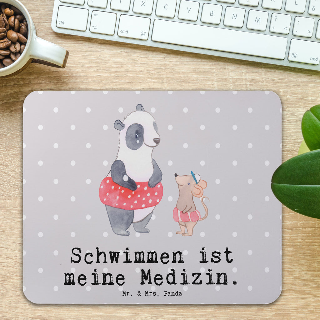 Mauspad Otter Schwimmen Medizin Mousepad, Computer zubehör, Büroausstattung, PC Zubehör, Arbeitszimmer, Mauspad, Einzigartiges Mauspad, Designer Mauspad, Mausunterlage, Mauspad Büro, Geschenk, Sport, Sportart, Hobby, Schenken, Danke, Dankeschön, Auszeichnung, Gewinn, Sportler, Schwimmen, Schwimmkurs, Wassersport