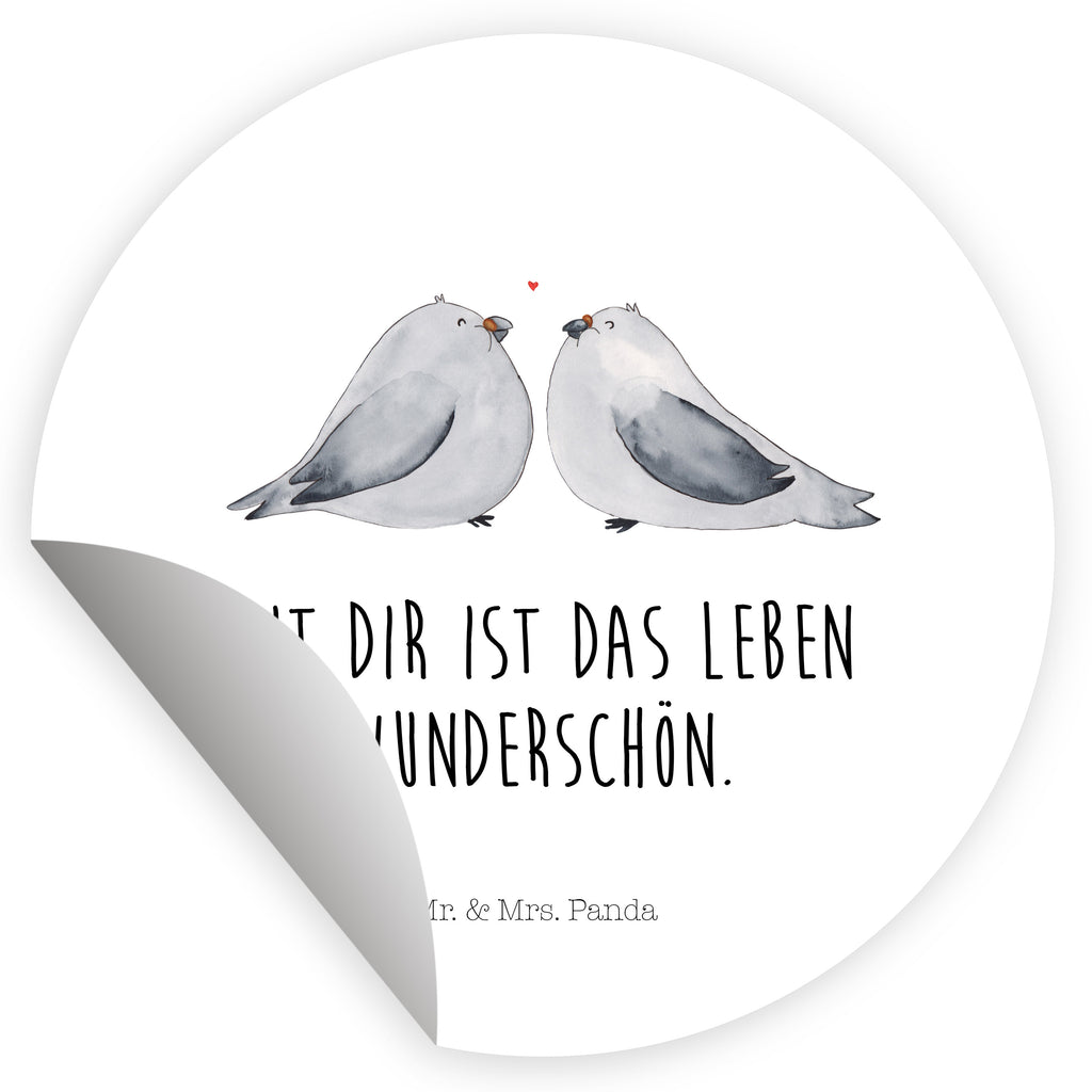 Rund Aufkleber Turteltauben Liebe Sticker, Aufkleber, Etikett, Liebe, Partner, Freund, Freundin, Ehemann, Ehefrau, Heiraten, Verlobung, Heiratsantrag, Liebesgeschenk, Jahrestag, Hocheitstag, Turteltauben, Turteltäubchen, Tauben, Verliebt, Verlobt, Verheiratet, Geschenk Freundin, Geschenk Freund, Liebesbeweis, Hochzeitstag, Geschenk Hochzeit