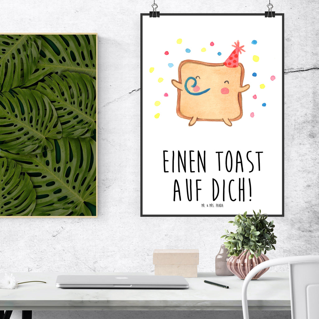 Poster Toast Party Poster, Wandposter, Bild, Wanddeko, Küchenposter, Kinderposter, Wanddeko Bild, Raumdekoration, Wanddekoration, Handgemaltes Poster, Mr. & Mrs. Panda Poster, Designposter, Kunstdruck, Posterdruck, Liebe, Partner, Freund, Freundin, Ehemann, Ehefrau, Heiraten, Verlobung, Heiratsantrag, Liebesgeschenk, Jahrestag, Hocheitstag, Valentinstag, Geschenk für Frauen, Hochzeitstag, Mitbringsel, Geschenk für Freundin, Geschenk für Partner, Liebesbeweis, für Männer, für Ehemann