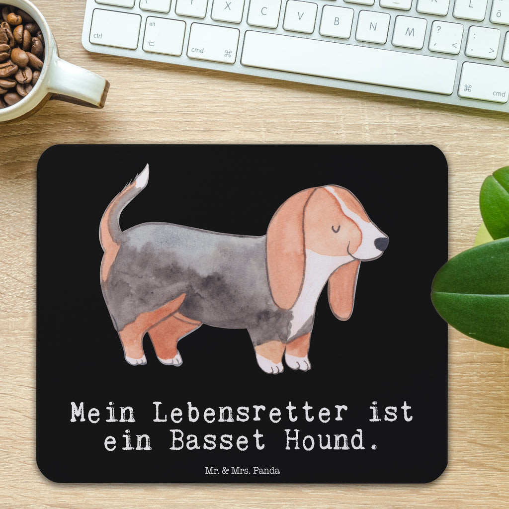 Mauspad Basset Hound Lebensretter Mousepad, Computer zubehör, Büroausstattung, PC Zubehör, Arbeitszimmer, Mauspad, Einzigartiges Mauspad, Designer Mauspad, Mausunterlage, Mauspad Büro, Hund, Hunderasse, Rassehund, Hundebesitzer, Geschenk, Tierfreund, Schenken, Welpe, Basset Hound, Basset