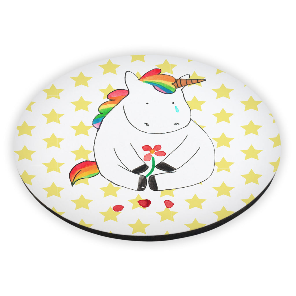 Rund Magnet Einhorn Traurig Kühlschrankmagnet, Pinnwandmagnet, Souvenir Magnet, Motivmagnete, Dekomagnet, Whiteboard Magnet, Notiz Magnet, Kühlschrank Dekoration, Einhorn, Einhörner, Einhorn Deko, Pegasus, Unicorn, Glitzer, Trösten. Freundschaft, Freunde, Liebe, Trauer, Grußkarte, Blume