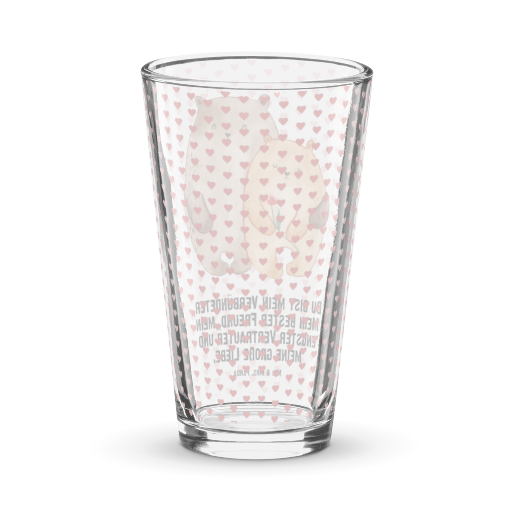 Premium Trinkglas Bären Liebe Trinkglas, Glas, Pint Glas, Bierglas, Cocktail Glas, Wasserglas, Liebe, Partner, Freund, Freundin, Ehemann, Ehefrau, Heiraten, Verlobung, Heiratsantrag, Liebesgeschenk, Jahrestag, Hocheitstag, Verliebt, Verlobt, Verheiratet, Geschenk Freundin, Geschenk Freund, Liebesbeweis, Hochzeitstag, Geschenk Hochzeit, Bären, Bärchen, Bär