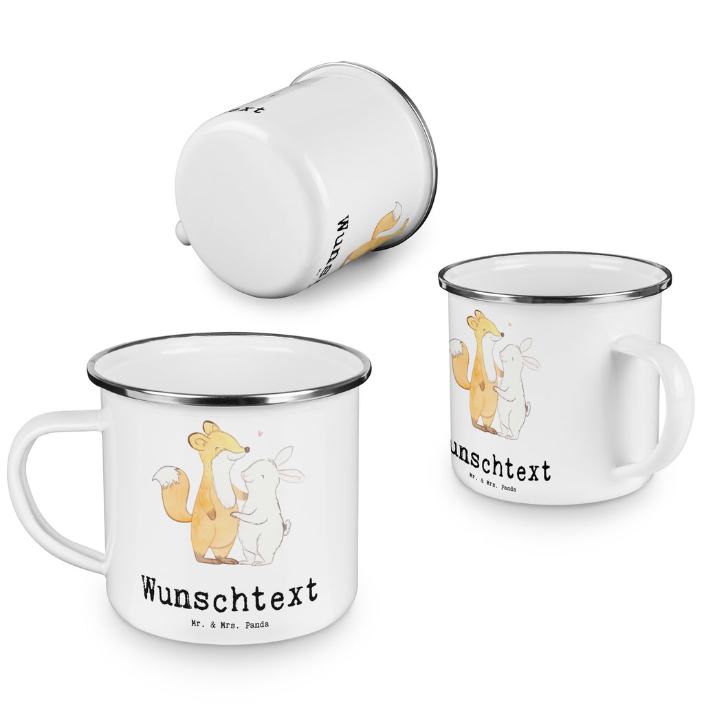 Personalisierte Emaille Tasse Fuchs Hase Freunde treffen Emaille Tasse personalisiert, Emaille Tasse mit Namen, Campingtasse personalisiert, Namenstasse, Campingtasse bedrucken, Campinggeschirr personalsisert, tasse mit namen, personalisierte tassen, personalisierte tasse, tasse selbst gestalten, tasse bedrucken, tassen bedrucken, Geschenk, Sport, Sportart, Hobby, Schenken, Danke, Dankeschön, Auszeichnung, Gewinn, Sportler, Freunde treffen