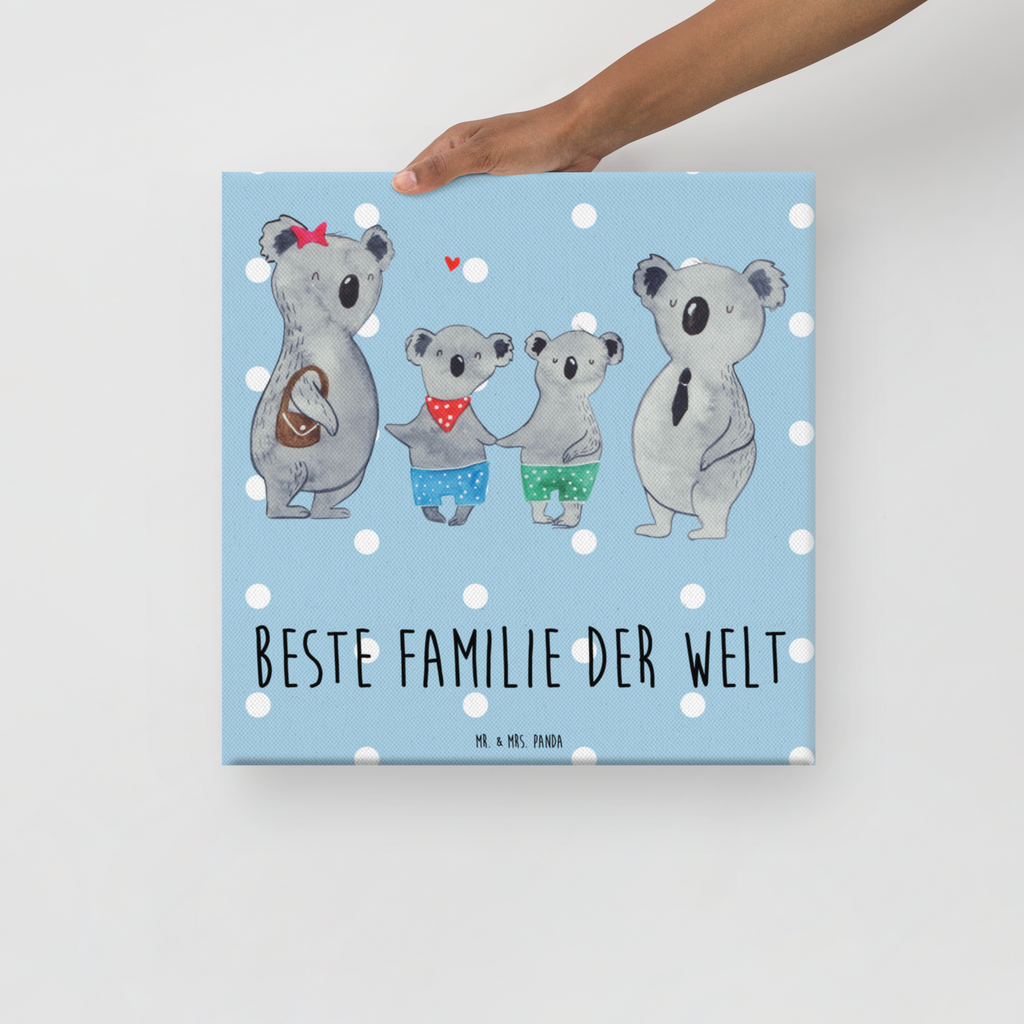 Leinwand Bild Koala Familie zwei Leinwand, Bild, Kunstdruck, Wanddeko, Dekoration, Familie, Vatertag, Muttertag, Bruder, Schwester, Mama, Papa, Oma, Opa, Koala, Koalabär, beste Familie, Familienzeit, Familienleben, Koalafamilie, Lieblingsfamilie