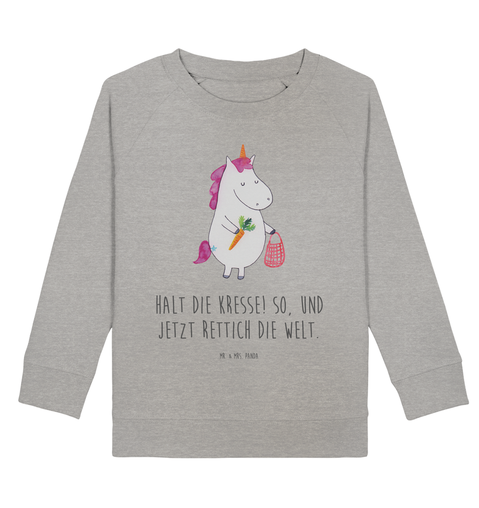 Organic Kinder Pullover Einhorn Gemüse Kinder Pullover, Kinder Sweatshirt, Jungen, Mädchen, Einhorn, Einhörner, Einhorn Deko, Pegasus, Unicorn, Biomarkt, Bio, Gemüse, Wochenmarkt