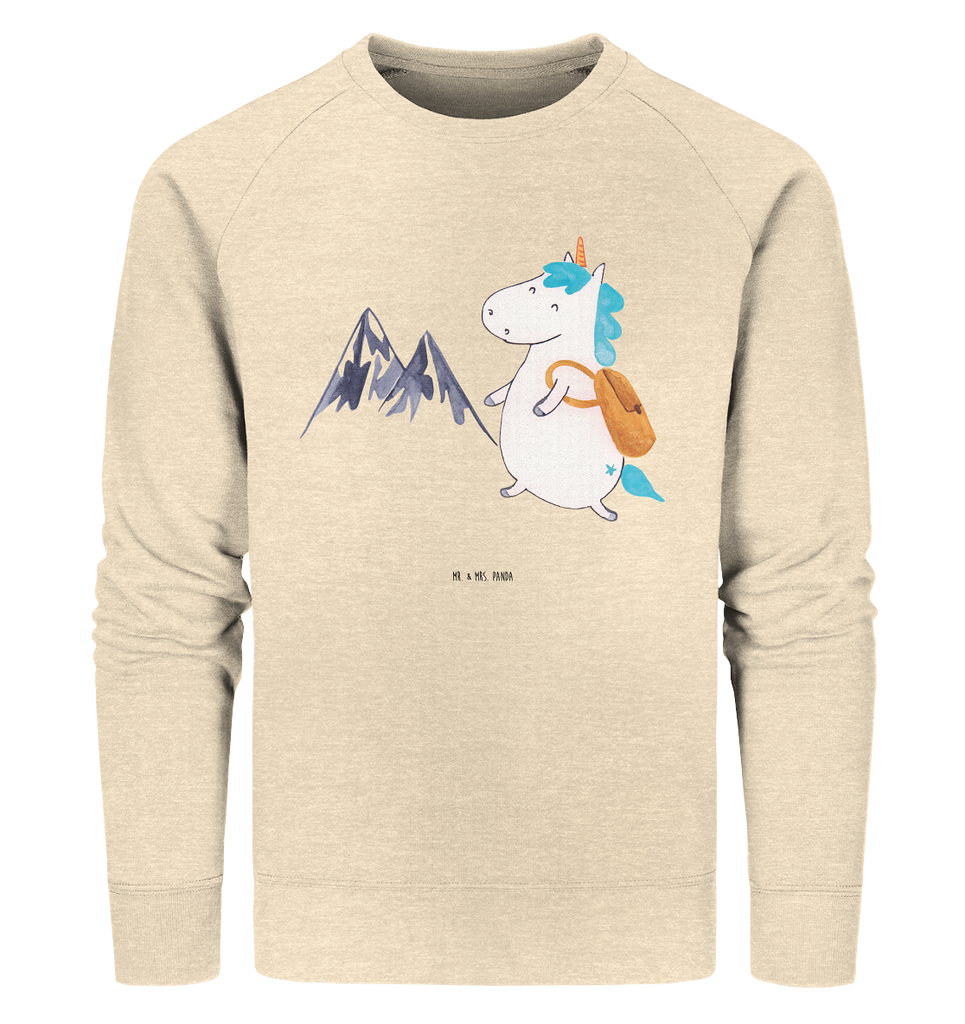 Organic Pullover Einhorn Bergsteiger Pullover, Pullover Männer, Pullover Frauen, Sweatshirt, Sweatshirt Männer, Sweatshirt Frauen, Unisex, Einhorn, Einhörner, Einhorn Deko, Pegasus, Unicorn, Bergsteiger, Abenteuer, Berge, Abenteurer, Weltenbummler, Weltreise, Reisen, Urlaub, Entdecker