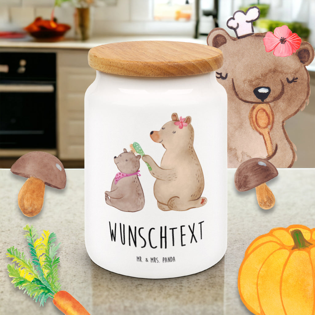 Personalisierte Vorratsdose Bär mit Kind Personalisierte Vorratsdose, Personalisierte Keksdose, Personalisierte Keramikdose, Personalisierte Leckerlidose, Personalisierte Dose, Personalisierter Vorratsbehälter, Personalisierte Aufbewahrungsdose, Familie, Vatertag, Muttertag, Bruder, Schwester, Mama, Papa, Oma, Opa, Geschenk, Mutti, Mutter