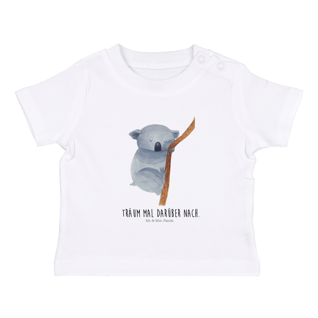 Organic Baby Shirt Koalabär Baby T-Shirt, Jungen Baby T-Shirt, Mädchen Baby T-Shirt, Shirt, Tiermotive, Gute Laune, lustige Sprüche, Tiere, Koala, träumen, Traum, schlafen, Schlafzimmer, Traumland, Bär, Koalabär