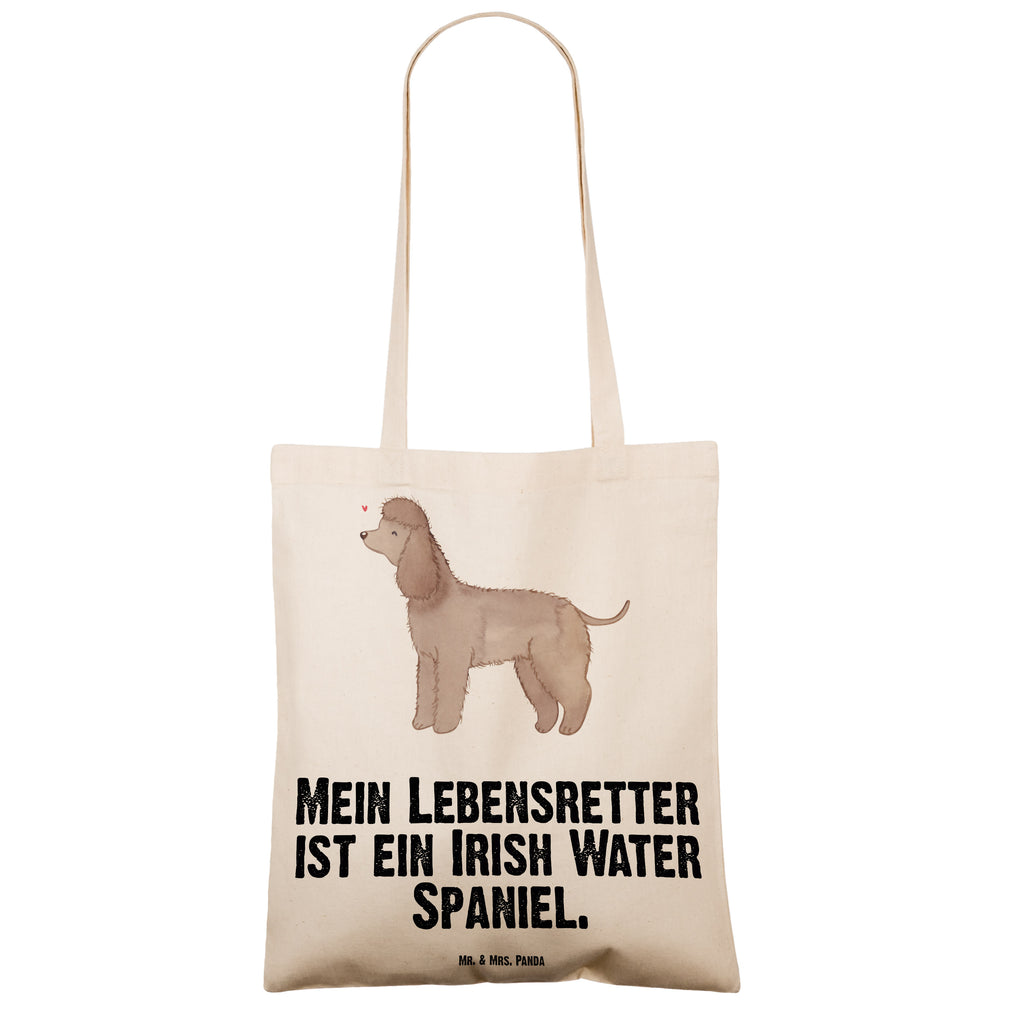 Tragetasche Irish Water Spaniel Lebensretter Beuteltasche, Beutel, Einkaufstasche, Jutebeutel, Stoffbeutel, Tasche, Shopper, Umhängetasche, Strandtasche, Schultertasche, Stofftasche, Tragetasche, Badetasche, Jutetasche, Einkaufstüte, Laptoptasche, Hund, Hunderasse, Rassehund, Hundebesitzer, Geschenk, Tierfreund, Schenken, Welpe, Irish Water Spaniel, Jagdhund