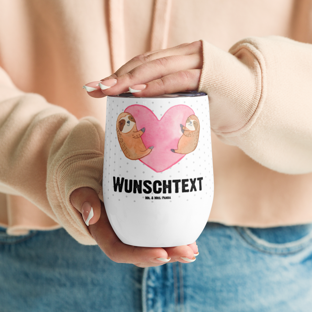 Personalisierter Weinbecher Faultiere Herz Personalisierter Weinbecher, Personalisierter Glühwein Becher, Heißgetränke, Personalisierter Trinkbecher, Personalisierter Weinkelch, Personalisiertes Weingläser, hochwertiger Weinbecher, Weinbecher Reisen, Weinbecher unterwegs, Personalisertes Sommerglas, mit Namen, Wunschtext, Personalisierung, selbst bedrucken, Personalisiertes Weinglas, Liebe, Partner, Freund, Freundin, Ehemann, Ehefrau, Heiraten, Verlobung, Heiratsantrag, Liebesgeschenk, Jahrestag, Hocheitstag, Valentinstag, Geschenk für Frauen, Hochzeitstag, Mitbringsel, Geschenk für Freundin, Geschenk für Partner, Liebesbeweis, für Männer, für Ehemann