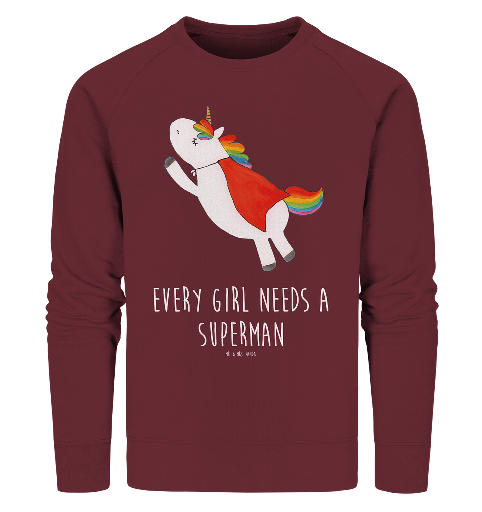 Organic Pullover Einhorn Super Pullover, Pullover Männer, Pullover Frauen, Sweatshirt, Sweatshirt Männer, Sweatshirt Frauen, Unisex, Einhorn, Einhörner, Einhorn Deko, Pegasus, Unicorn, Traummann, Superheld, Held, Freundin, Geschenk, Girl, Mädchen