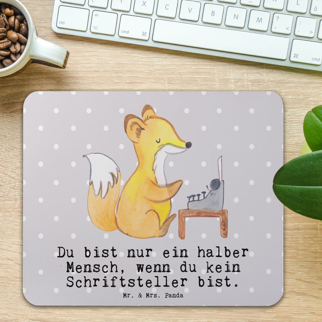 Mauspad Schriftsteller mit Herz Mousepad, Computer zubehör, Büroausstattung, PC Zubehör, Arbeitszimmer, Mauspad, Einzigartiges Mauspad, Designer Mauspad, Mausunterlage, Mauspad Büro, Beruf, Ausbildung, Jubiläum, Abschied, Rente, Kollege, Kollegin, Geschenk, Schenken, Arbeitskollege, Mitarbeiter, Firma, Danke, Dankeschön, Autor, Buchveröffentlichung, Schriftsteller, Verlag, Geschichtenschreiber, Hobbyautor