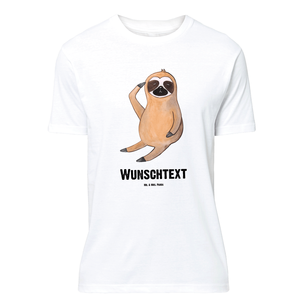 Personalisiertes T-Shirt Faultier Vogel zeigen T-Shirt Personalisiert, T-Shirt mit Namen, T-Shirt mit Aufruck, Männer, Frauen, Faultier, Faultier Geschenk, Faultier Deko, Faultiere, faul, Lieblingstier, Spinner, früher Vogel, der frühe Vogel, Frühaufsteher, Morgenmuffel, Vogel, Faultierwelt