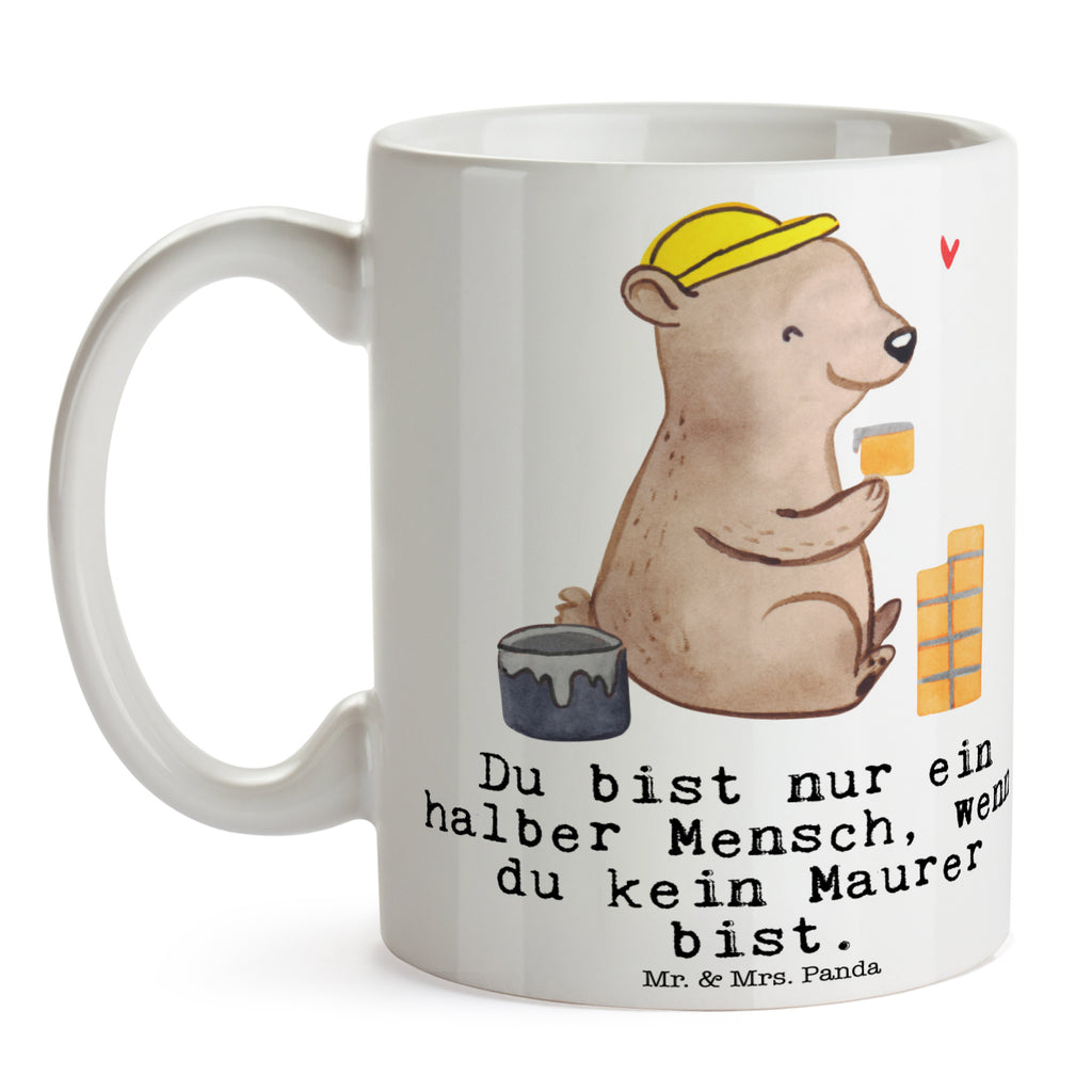 Tasse Maurer mit Herz Tasse, Kaffeetasse, Teetasse, Becher, Kaffeebecher, Teebecher, Keramiktasse, Porzellantasse, Büro Tasse, Geschenk Tasse, Tasse Sprüche, Tasse Motive, Kaffeetassen, Tasse bedrucken, Designer Tasse, Cappuccino Tassen, Schöne Teetassen, Beruf, Ausbildung, Jubiläum, Abschied, Rente, Kollege, Kollegin, Geschenk, Schenken, Arbeitskollege, Mitarbeiter, Firma, Danke, Dankeschön, Maurer, Maurermeister, Gesellenprüfung, Handwerker, Maurerbetrieb