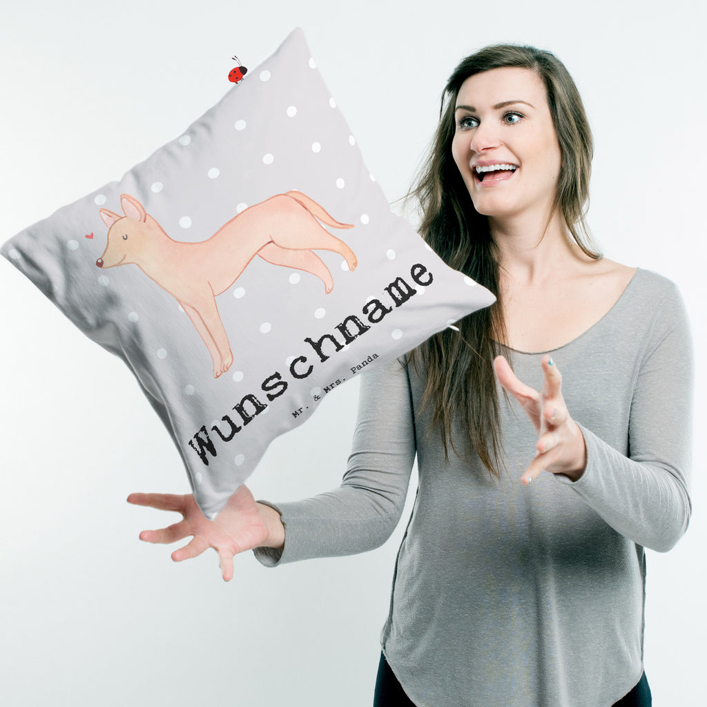 Personalisiertes Kissen Pharaonenhund Lebensretter Kissen, personalisiert, Name, Wunschname, bedrucken, Kopfkissen, Hund, Hunderasse, Rassehund, Hundebesitzer, Geschenk, Tierfreund, Schenken, Welpe, Pharaonenhund, Pharaoh Hound, Kelb tal-Fenek